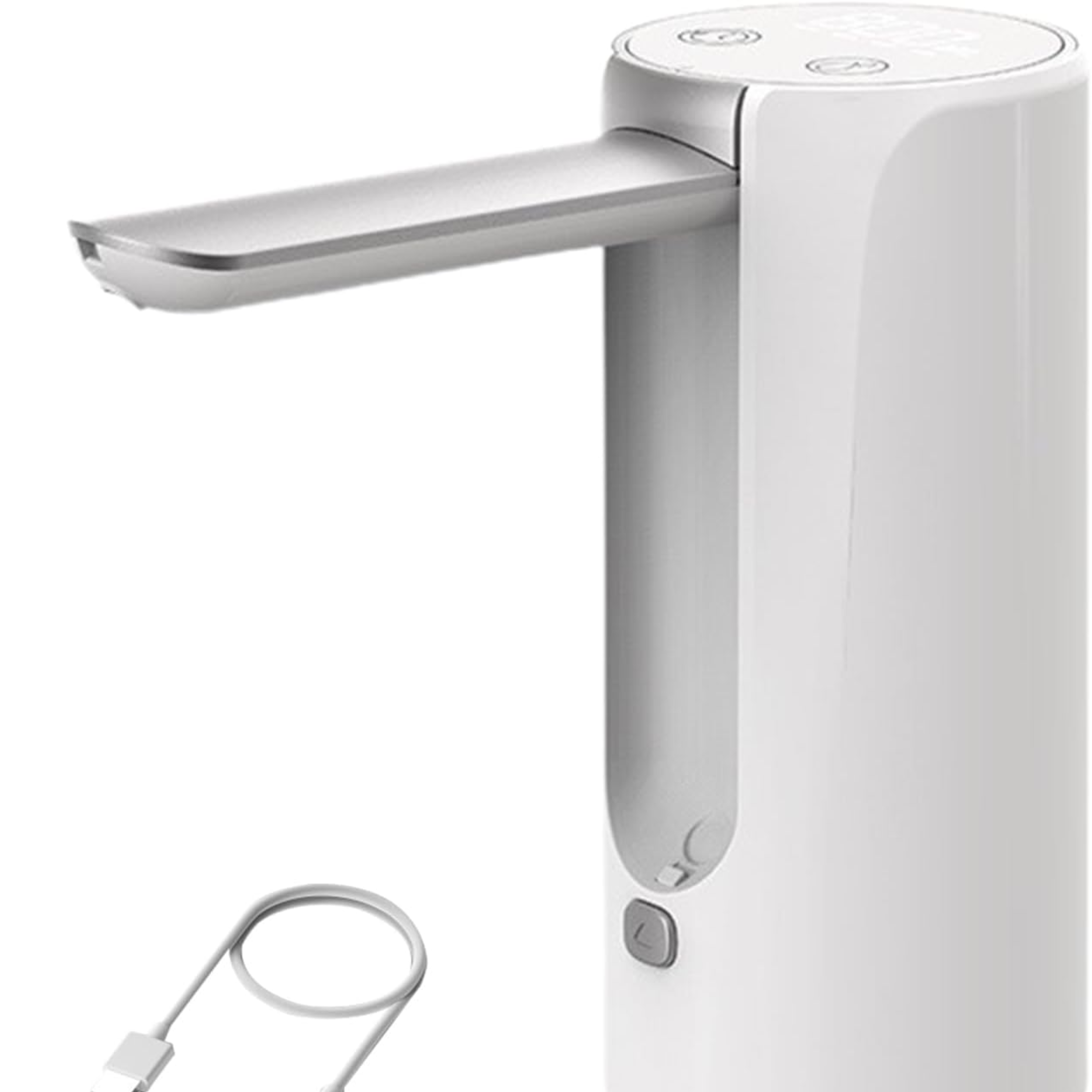 Water Dispenser for 2-5 Gallon Bottle, LED Display Touch Button 3 Quantitative Drinking Water Pump,Type C Charging Water Pump